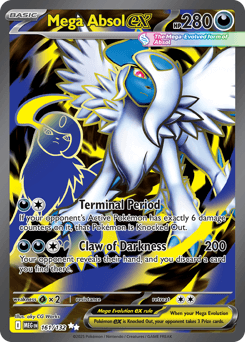 Mega Absol ex Mega Evolution card