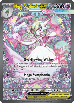 Mega Gardevoir ex Mega Evolution card