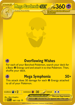 Mega Gardevoir ex Mega Evolution card
