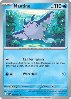 2025 Mega Evolution Mantine #32