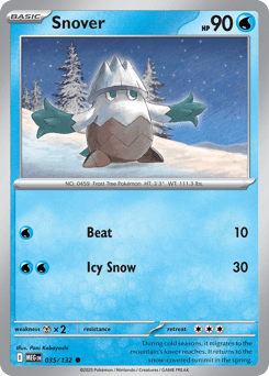 2025 Mega Evolution Snover #35