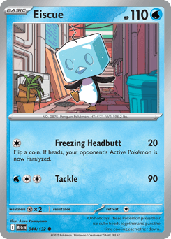 Eiscue Mega Evolution card