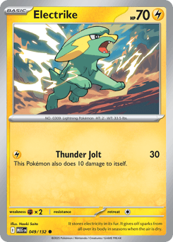 2025 Mega Evolution Electrike #49
