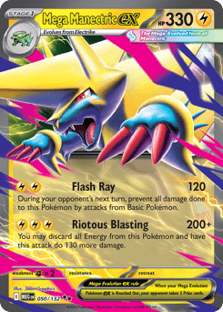 2025 Mega Evolution Mega Manectric ex #50