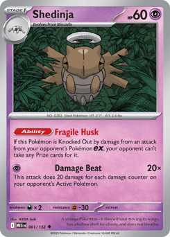 2025 Mega Evolution Shedinja #61