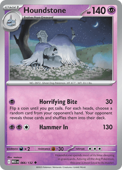 Houndstone Mega Evolution card