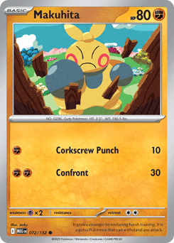 2025 Mega Evolution Makuhita #72