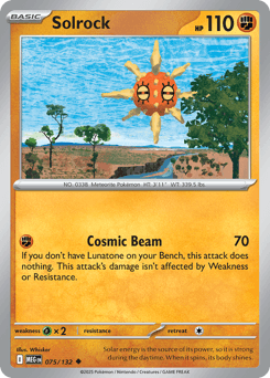2025 Mega Evolution Solrock #75
