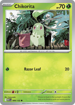 2025 Mega Evolution Chikorita #8