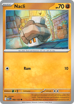 Nacli Mega Evolution card
