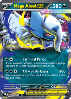 Mega Absol ex Mega Evolution card