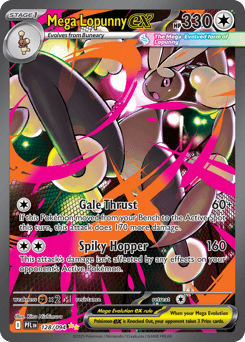 Mega Lopunny ex Phantasmal Flames card