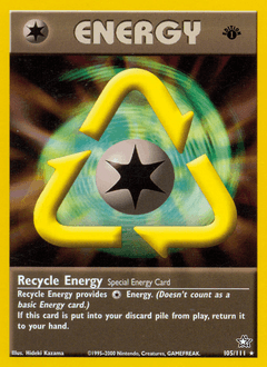Recycle Energy Neo Genesis card