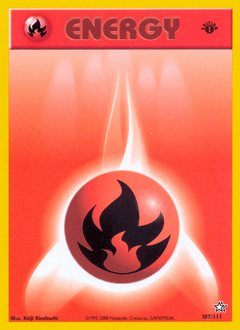 2000 Neo Genesis Fire Energy #107