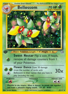 Bellossom Neo Genesis card