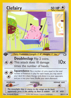 Clefairy Neo Genesis card