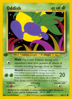2000 Neo Genesis Oddish #68