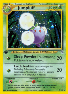 Jumpluff Neo Genesis card