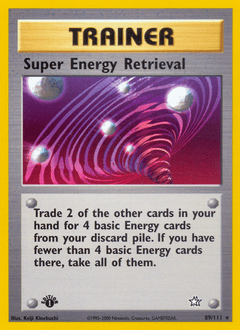 2000 Neo Genesis Super Energy Retrieval #89