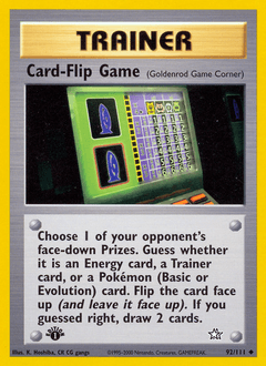2000 Neo Genesis Card-Flip Game #92