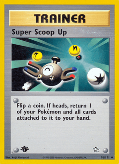 Super Scoop Up Neo Genesis card