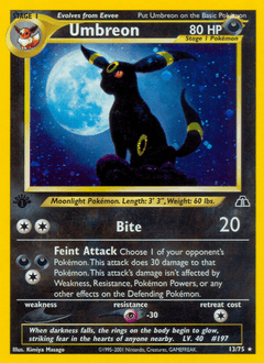 Umbreon Neo Discovery card