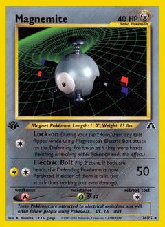 Magnemite Neo Discovery card