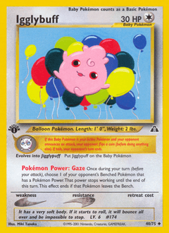 Igglybuff Neo Discovery card