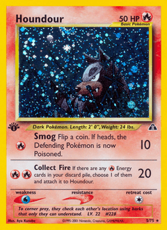 Houndour Neo Discovery card
