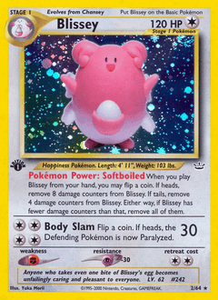 Blissey Neo Revelation card