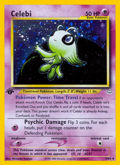 Celebi ★ Neo Revelation card