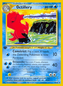 Octillery Neo Revelation card