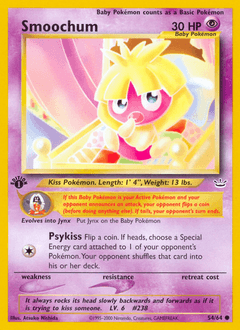 Smoochum Neo Revelation card
