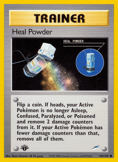 2002 Neo Destiny Heal Powder #104