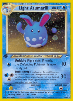 2002 Neo Destiny Light Azumarill #13