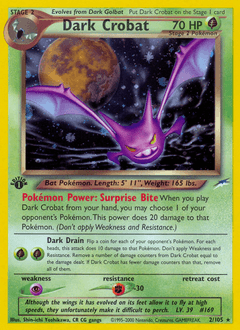 2002 Neo Destiny Dark Crobat #2
