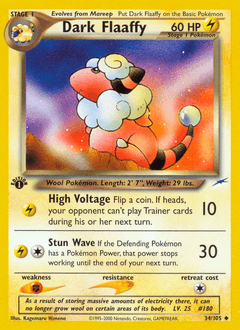 2002 Neo Destiny Dark Flaaffy #34
