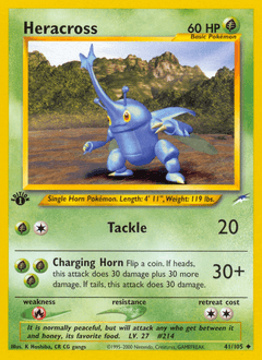 Heracross Neo Destiny card