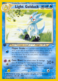 2002 Neo Destiny Light Golduck #47