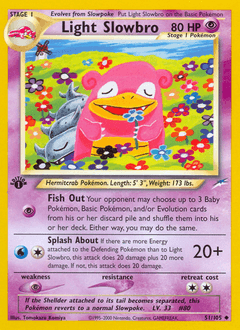 2002 Neo Destiny Light Slowbro #51