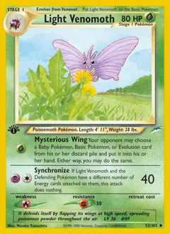 2002 Neo Destiny Light Venomoth #53