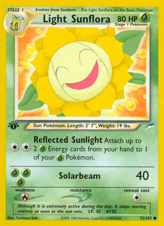 2002 Neo Destiny Light Sunflora #72