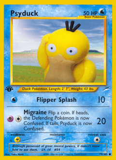 Psyduck Neo Destiny card