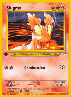 Slugma Neo Destiny card