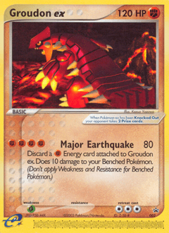2003 Nintendo Black Star Promos Groudon ex #2