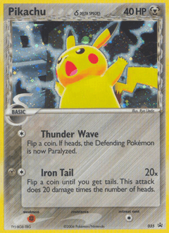 Pikachu ★ Nintendo Black Star Promos card
