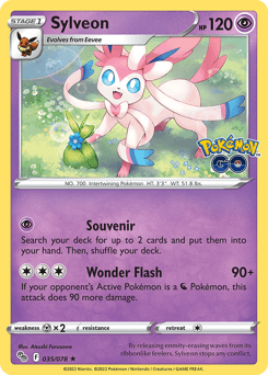 Sylveon Pokémon GO card