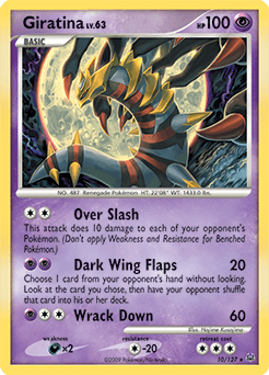 Giratina Platinum card