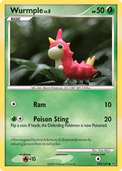 Wurmple Platinum card