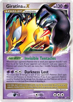 Giratina LV.X Platinum card